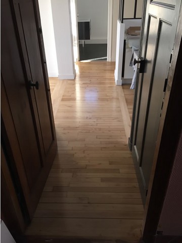 Résultat rénovation de parquet Rennes